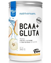 Flow BCAA + Gluta, круша, 360 g, Nutriversum