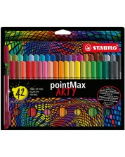 Флумастери Stabilo Arty - pointMax, 42 цвята -1