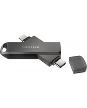 Флаш памет SanDisk - iXpand Flash Drive Luxe, 256GB, USB-C/Lightning -1