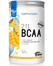 Flow BCAA 2:1:1, ананас и манго, 360 g, Nutriversum -1