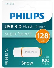 Флаш памет Philips - Snow, 128GB, USB 3.0 -1