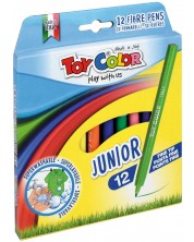 Флумастери Toy Color - Junior, 12 цвята