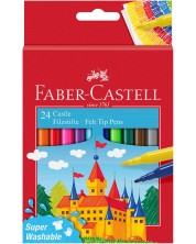 Флумастери Faber-Castell Castle - 24 цвята -1