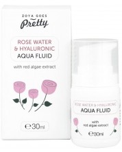 Zoya Goes Pretty Флуид за лице, розова вода и хиалурон, 30 ml