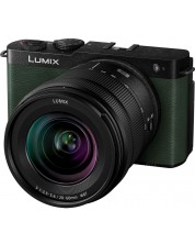 Фотоапарат Panasonic - Lumix S9, Lumix S 20-60mm f/3.5-5.6, зелен