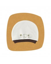 Бебешка шапка с картинка For Babies - Овчица, 0-3 месеца