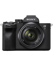 Безогледален фотоапарат Sony - Alpha A7 IV, 33MPx, 28-70mm, f/3.5-5.6 -1