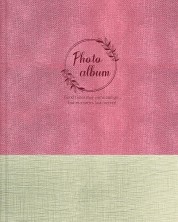 Фотоалбум със спирала Lastva Adore - B4, за 200 снимки, розов -1