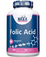Folic Acid, 800 mcg, 250 таблетки, Haya Labs