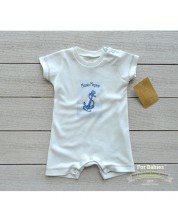 Бебешко гащеризонче с къс ръкав For Babies - Малко моряче, 3-6 месеца