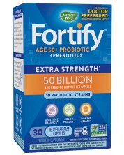 Fortify Extra Strength Probiotic 50 Billion Age 50+, 30 капсули, Nature's Way
