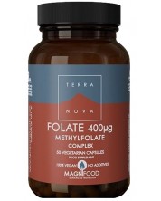 Folate Complex, 400 mcg, 50 капсули, Terra Nova -1