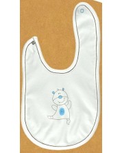 Бебешки лигавник с копче For Babies - Мече -1