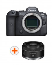 Фотоапарат Canon - EOS R6, черен + Обектив Canon - RF 50mm, F/1.8 STM