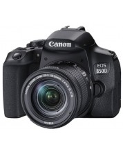 DSLR фотоапарат Canon - EOS 850D, 18-135mm IS STM, черен