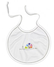 Бебешки лигавник с връзки For Babies - Цветно охлювче