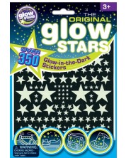 Фосфоресциращи стикери Brainstorm Glow - Звезди, 350 броя -1