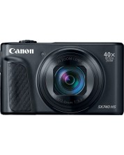 Компактен фотоапарат Canon - PowerShot SX740 HS, черен