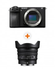 Фотоапарат Sony - Alpha A6700, Black + Обектив Sony - E PZ, 10-20mm, f/4 G