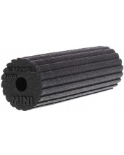 Фоумролер Blackroll - Mini Flow, 15 x 6 cm, черен