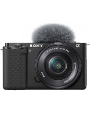 Компактен фотоапарат за влогинг Sony - ZV-E10, E PZ 16-50mm -1