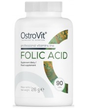 Folic Acid, 400 mcg, 90 таблетки, OstroVit