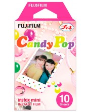 Фотохартия Fujifilm - за instax mini, Candy Pop, 10 броя