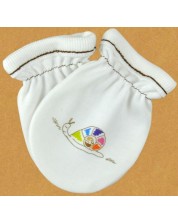 Бебешки ръкавички For Babies - Цветно охлювче -1