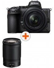 Фотоапарат Nikon - Z5, 24-50mm, f/4-6.3 + Обектив Nikon - Z Nikkor, 85mm, f/1.8 S -1
