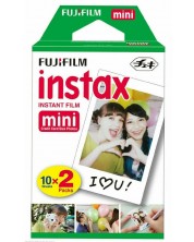 Фотохартия Fujifilm - за instax mini, Glossy, 2x10 броя -1