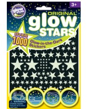 Фосфоресциращи стикери Brainstorm Glow - Звезди, 1000 броя