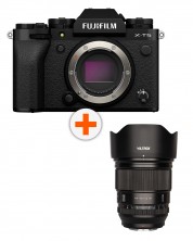 Фотоапарат Fujifilm - X-T5, Black + Обектив Viltrox - AF, 75mm, f/1.2, за Fuji X-mount