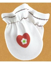 Бебешки ръкавички For Babies - Сърчице -1