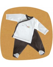 Сет камизолка и ританки For Babies - Таралежче, 6-12 месеца -1