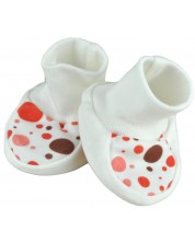 Бебешки обувки For Babies - Червени точици, 0+ месеца -1