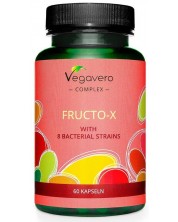 Fructo-X with 8 bacterial strains, 60 капсули, Vegavero -1