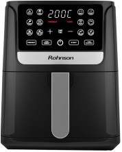 Фритюрник с горещ въздух Rohnson - R-2828, 1500W, 4.2 l, черен