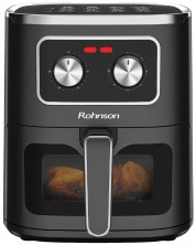 Фритюрник с горещ въздух Rohnson - R-2801, 1450W, 5 l, черен