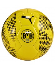 Футболна топка Puma - BVB FtblCore, размер 5, жълта -1
