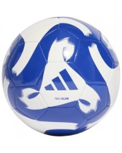 Футболна топка Adidas - Tiro Club, размер 5, бяла/синя -1
