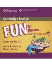Fun for Movers: Class Audio CD (4th edition) / Английски за деца: Аудио CD за работа в клас