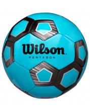 Футболна топка Wilson - Pentagon, размер 5, синя -1