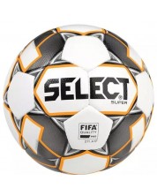 Футболна топка Select - FB Super FIFA Quality Pro, бяла/кафява -1