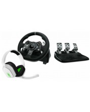 Волан с педали Logitech - G920 Driving Force Racing Wheel, EMEA-914, бял -1