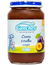 Плодово пюре Ganchev - Сини сливи, 190 g -1