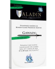 Протектори за карти Paladin - Gawain 57 x 89 (Standard American) -1