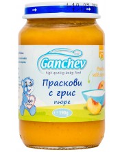 Десерт Ganchev - Праскови с грис, 190 g