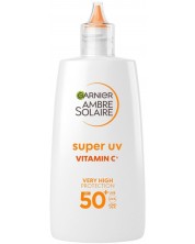 Garnier Ambre Solaire Слънцезащитен флуид с витамин С, SPF50+, 40 ml