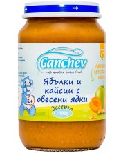 Десерт Ganchev - Ябълки и кайсии с овесени ядки, 190 g