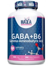 GABA + B6, 100 капсули, Haya Labs -1